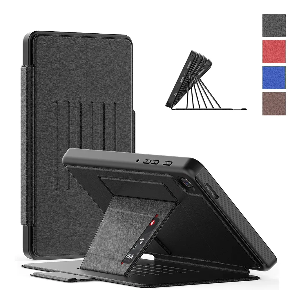 

Чехол для Samsung Galaxy Tab A7 Lite 8,7 дюйма, 2021 дюйма, 8,4 дюйма, чехол для планшета из искусственной кожи с откидной крышкой и защитой от ударов
