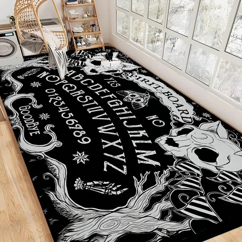 Фото Доска Ouija, длинные коврики, домашний коврик в скандинавском стиле, коврики для ванной комнаты и туалета, прикроватные коврики для спальни №1