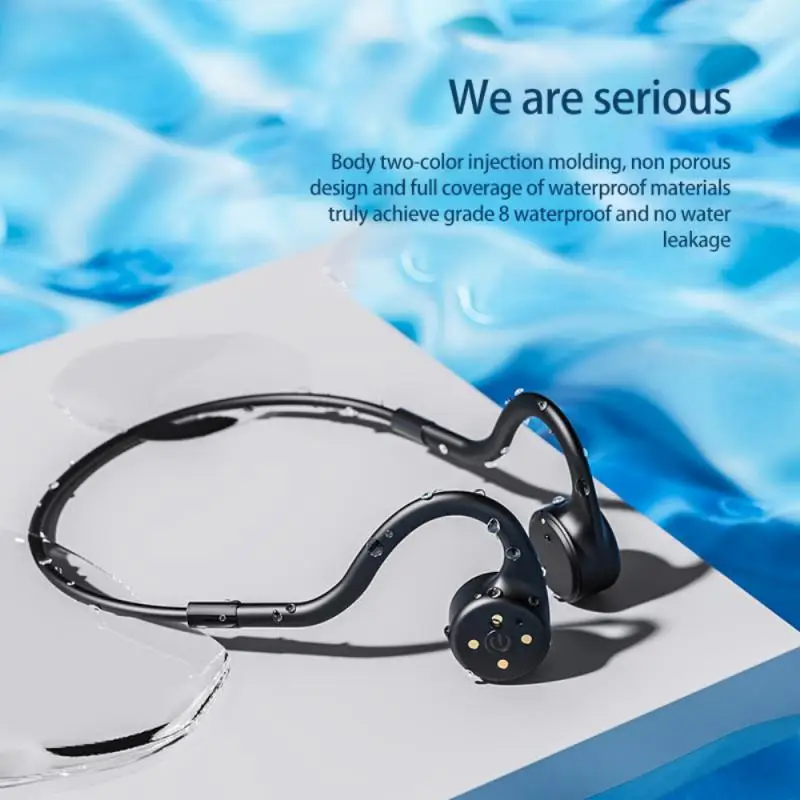 

For Lenovo X5 Bone Conduction Earphone Wireless Bluetooth Headphone IPX8 Waterproof Headset Built-in 8G Storage For Running Swim
