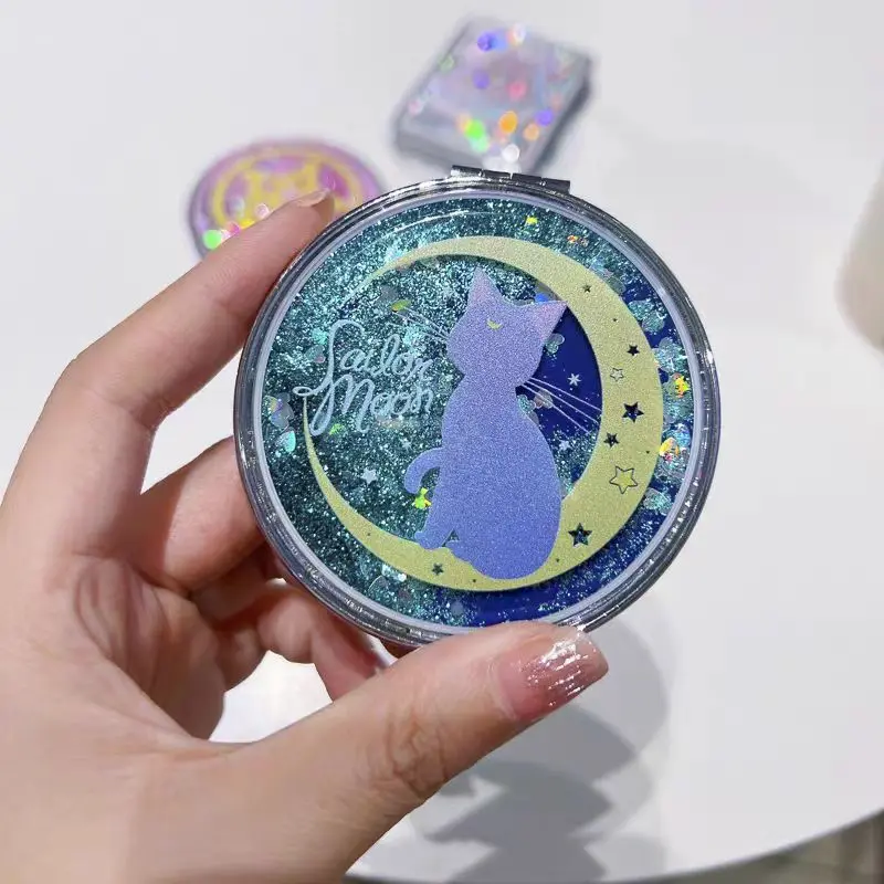 Красивое зеркало-воин из песка луна Волшебная карта девушка Сакура зеркало для