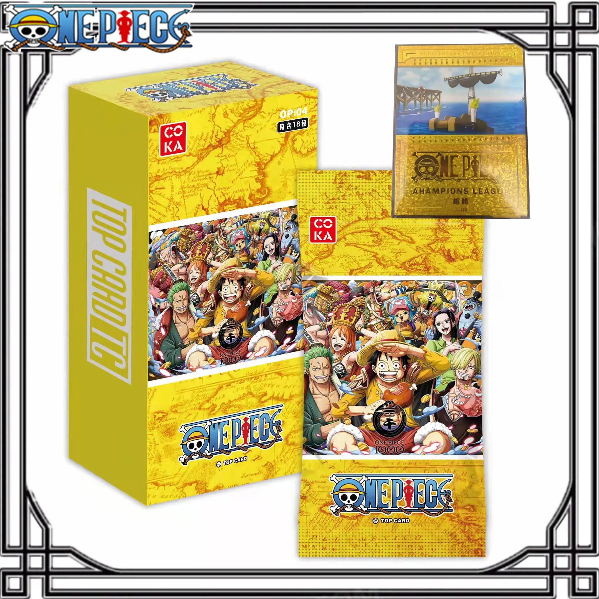 

One Piece Cards Box Luffy Ace Franky Zoro Anime Role Flash Gold Card Collectibles Hobby New Toys for Boys Birthday Gifts