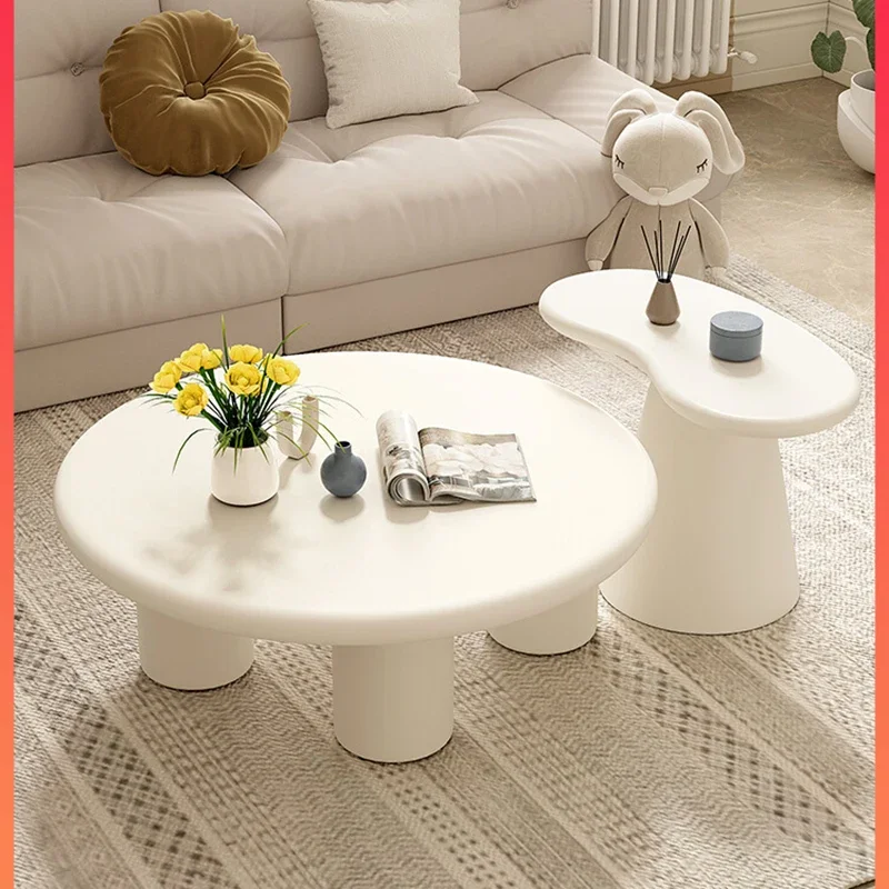 Круглый роскошный журнальный столик современный дизайн минималистичный