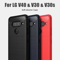 donmeioy shockproof soft case for lg v40 thinq v30s v30 plus reflect phone case cover
