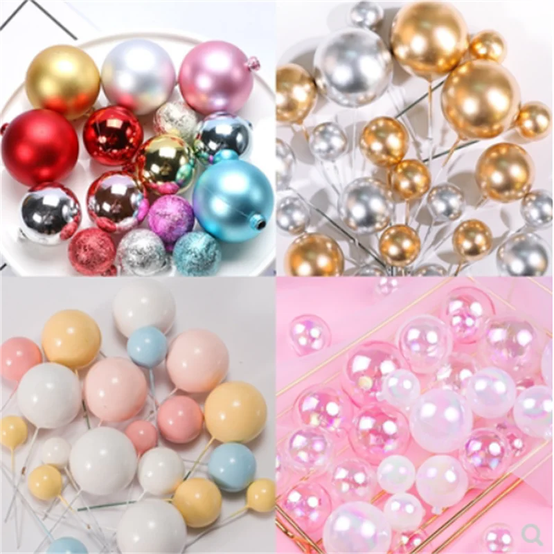 

Золотистый симфонический шар, украшение для торта, подключаемый Свадебный шар, золотой шар, Серебристый шар, платье на день рождения, 10 упак...