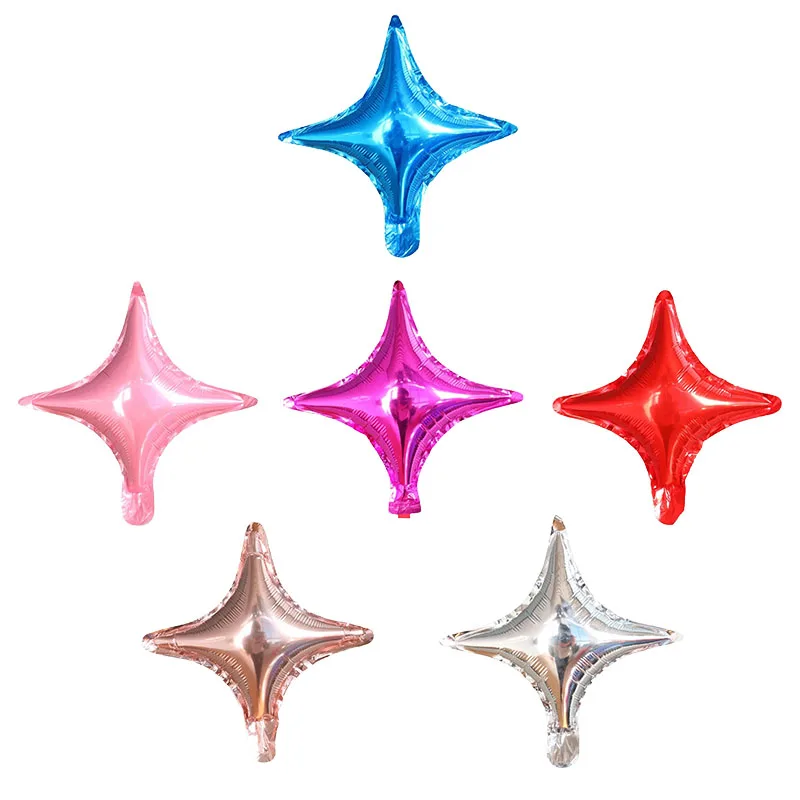 

50/100Pcs 10Inch Cute Four-Pointed Stars Balloons Baby Shower Wedding Birthday Party Background Home Decorations Kids Toys Gifts