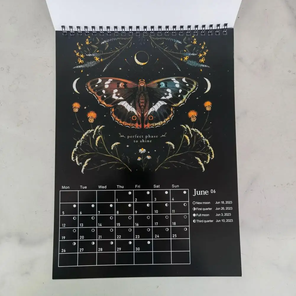 

Fashion 2023 Calendar Creative Paper Lunar Calendar Living Room Bedroom 2023 New Year Hanging Calendar