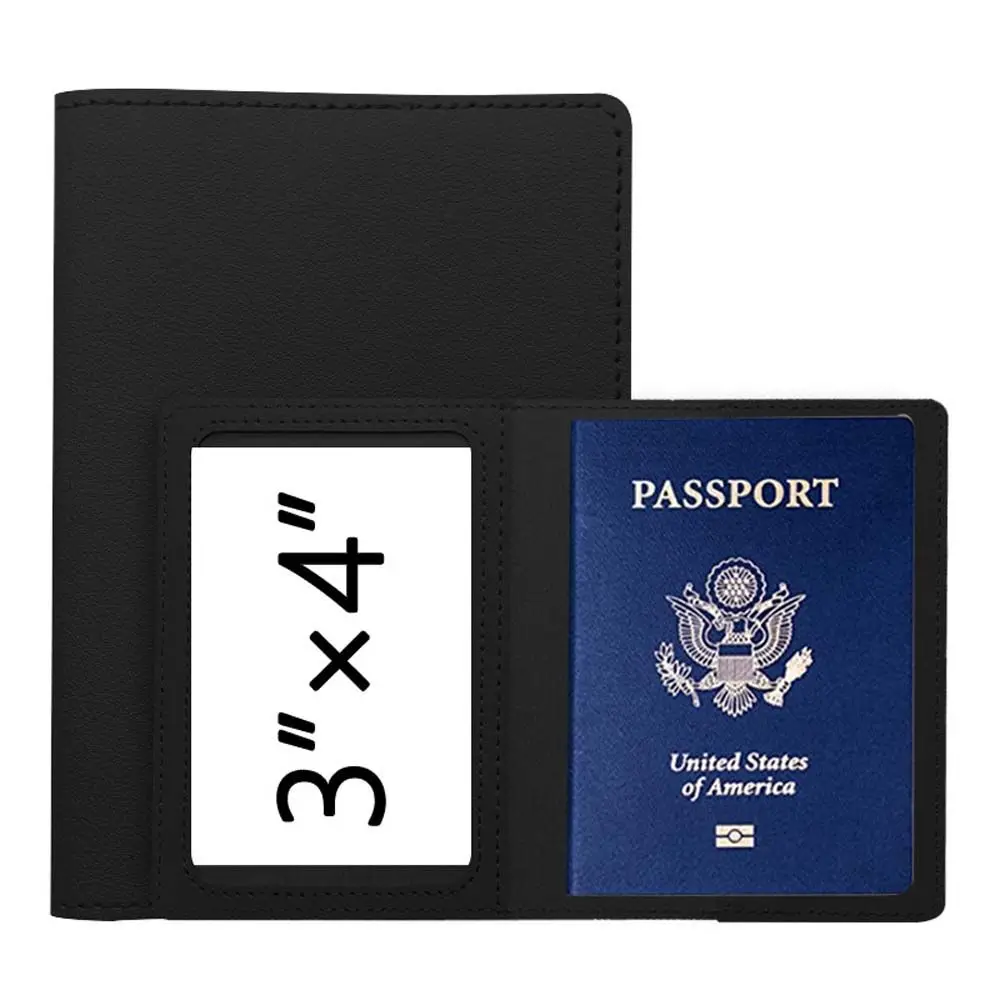

Name ID Address Credit Card PU Leather Passport Protective Holder Passport Cover Passport Card Case Travel Accessories