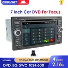 Android 10 автомобильный DVD GPS для FORD FOCUS C-MAX Connect Fiesta Fusion Galaxy радиоплеер Kuga Transit сенсорный экран 2 Din навигация