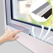 4M-40M Window Sealing Strip Acoustic Foam White for Sliding Door Windows Windproof Soundproof Cotton Seal Door Gap Sound Foam