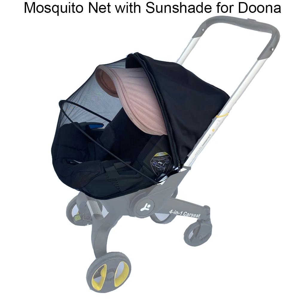 Baby Stroller Accessories Car Seat Mosquito Net Protective Cover Sunshade for Doona Car Seat Stroller and  Foofoo Stroller