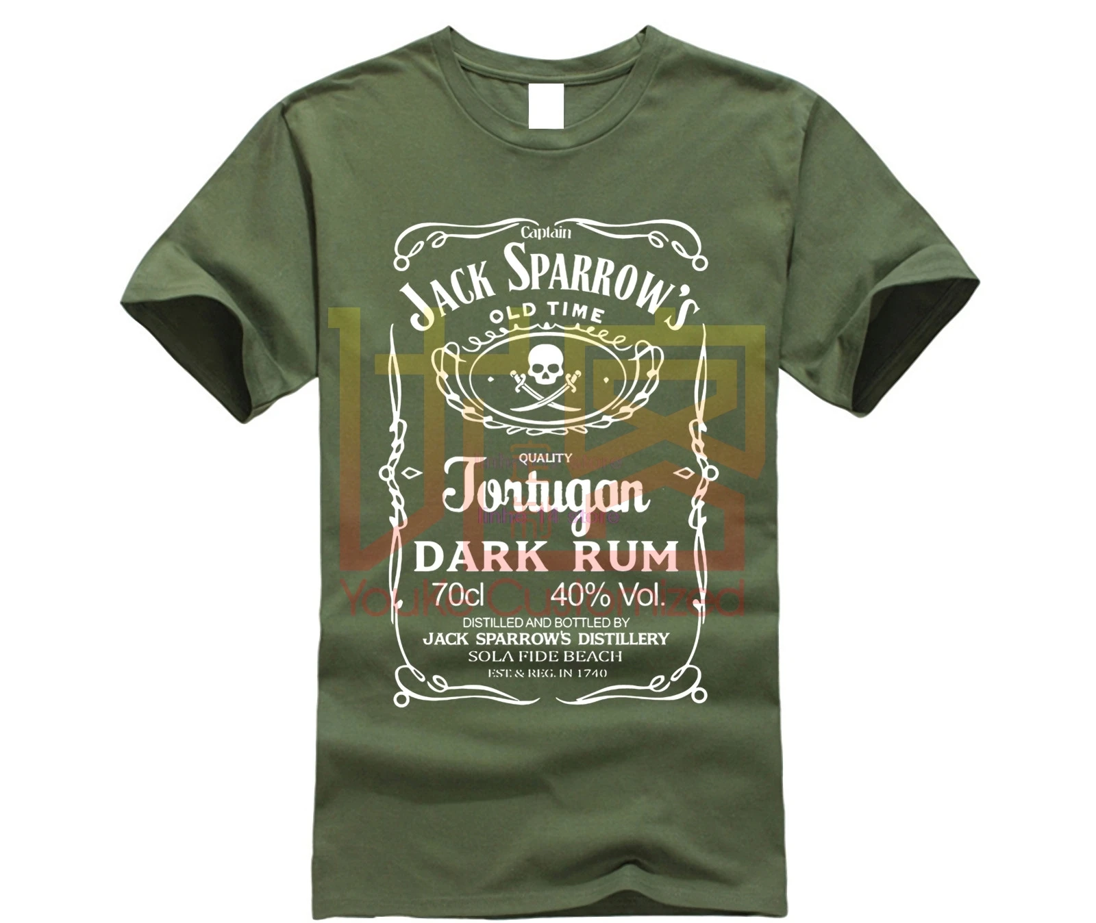 Крутая футболка с пиратами Карибского моря Джеком Спарроу капитаном Мужская