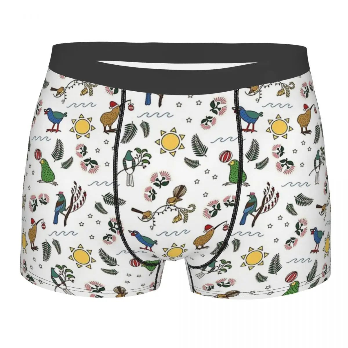 

Kakapo Parrot Kaka Po Strigops Habroptila Bird Birds New Zealand Underpants Panties Men's Underwear Shorts Boxer Briefs