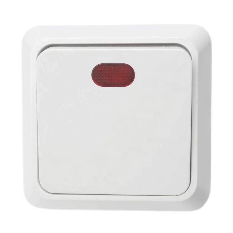 Новый продукт настенный выключатель с индикатором электрические европейские