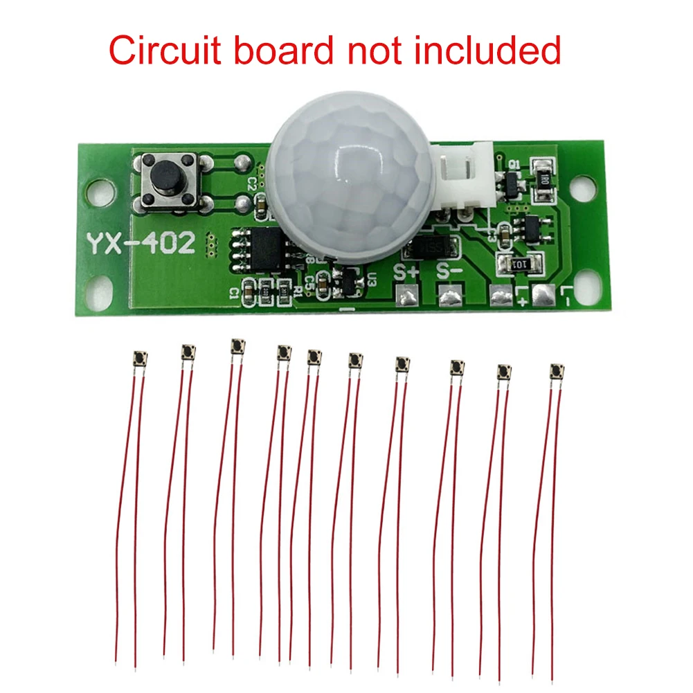 

10 шт., выключатель цепи с кабелем 15 см