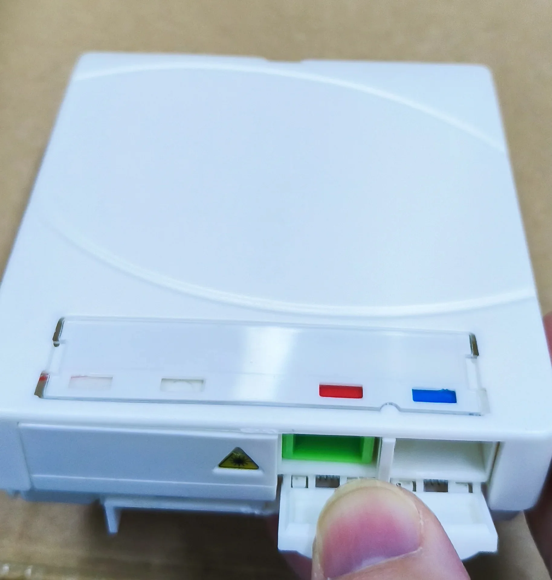 Франция PTO Box 1Fo Оптоволоконная розетка с косичкой SC/APC и адаптером оконечная