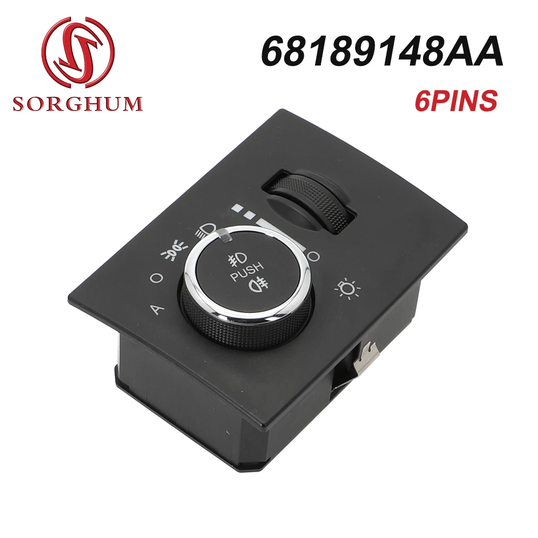 

SORGHUM Переключатель Автомобильных противотуманных фар 68189148AA 68189156AA для Chrysler 300C 2006 2007 Jeep Grand Cherokee Dodge Challenger