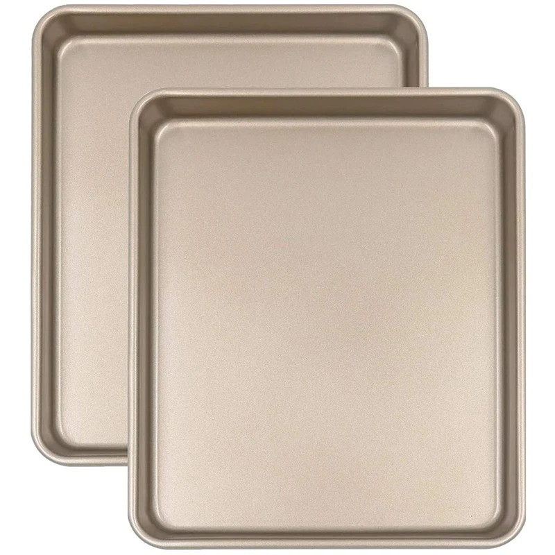 

Набор из 2-х антипригарных листов для выпечки, стальные простыни 11 х9, 11 дюймов, для тостера, духовки