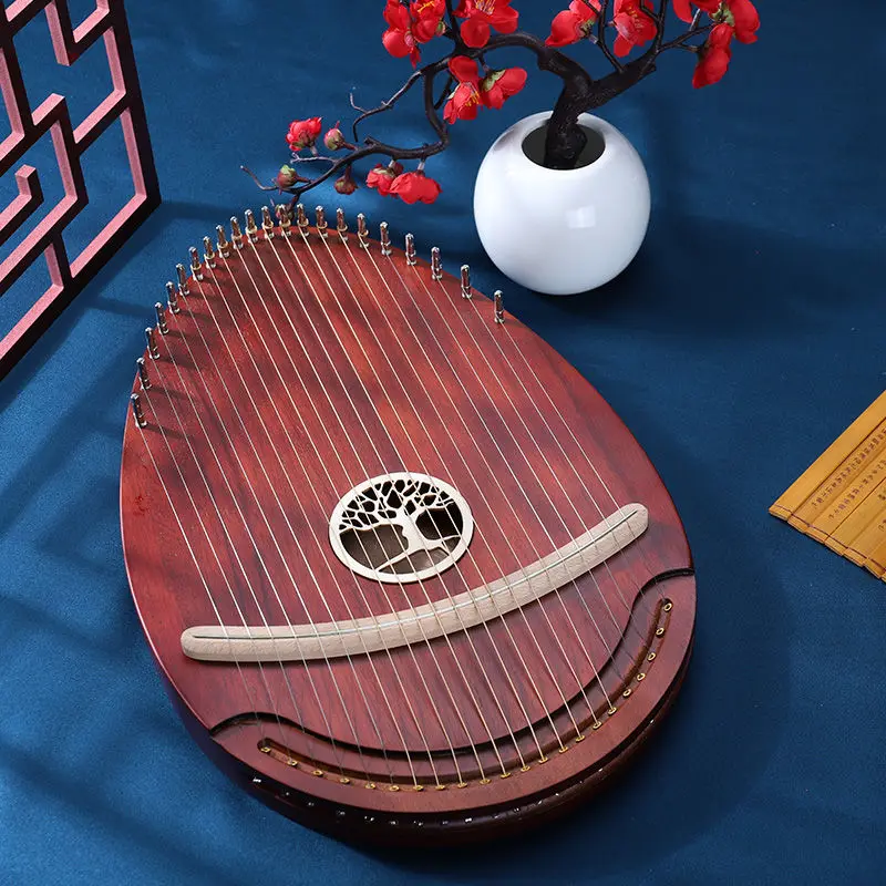 

22 струны Lyre Harp для начинающих ажурное дерево деревянные креативные кофейные подарки ручной работы на день рождения Музыкальные инструмент...