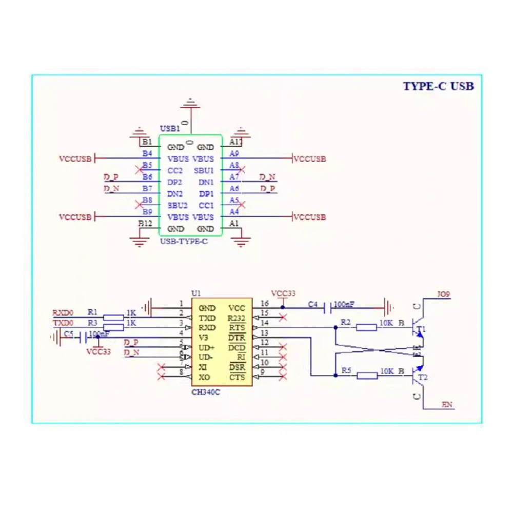 NODEMCU ESP32-C2 Модуль макетной платы Wi-Fi Bluetooth ESPC2-12 Универсальная плата малой мощности