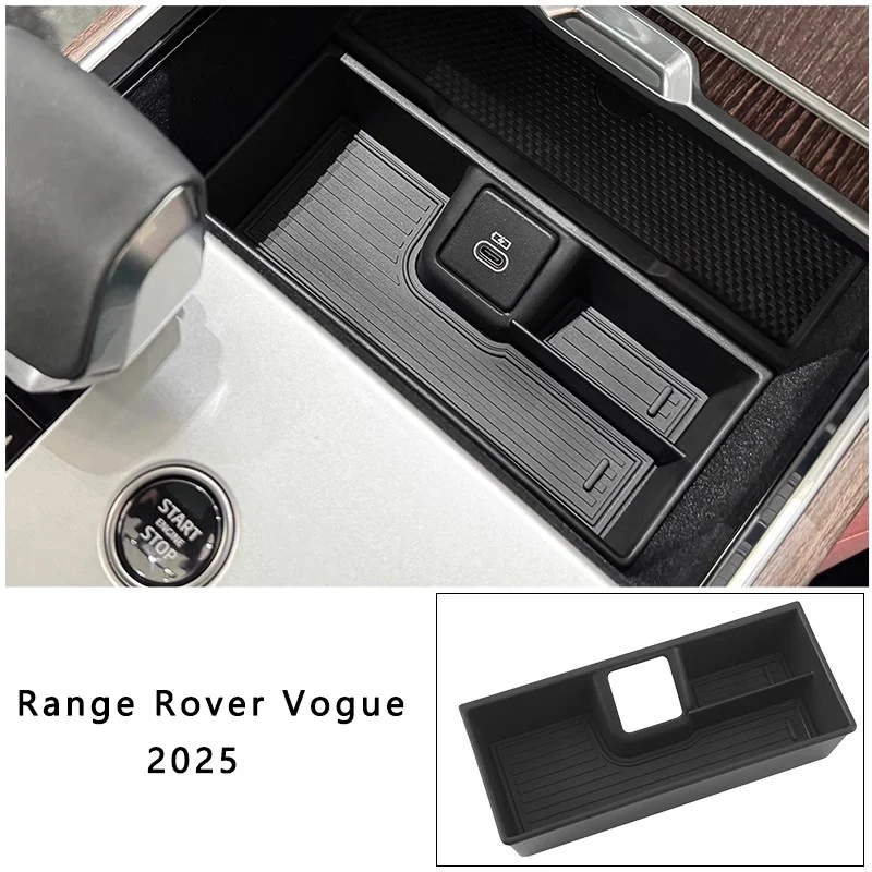 

Для Land Rover Range Rover Vogue Autobiography 2023-2025 автомобильный подлокотник с центральным управлением, ящик для хранения, аксессуары для хранения из АБС-пластика