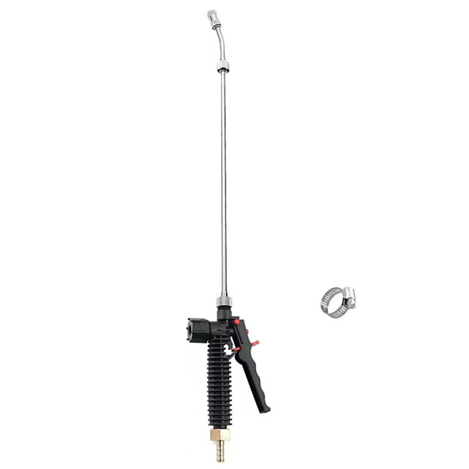 

Tool Sprayer Wand 1pcs 29in 3/8" Adjustable Nozzle Brass Barb Car Wash Sprayer Wand Stainless Steel Universal