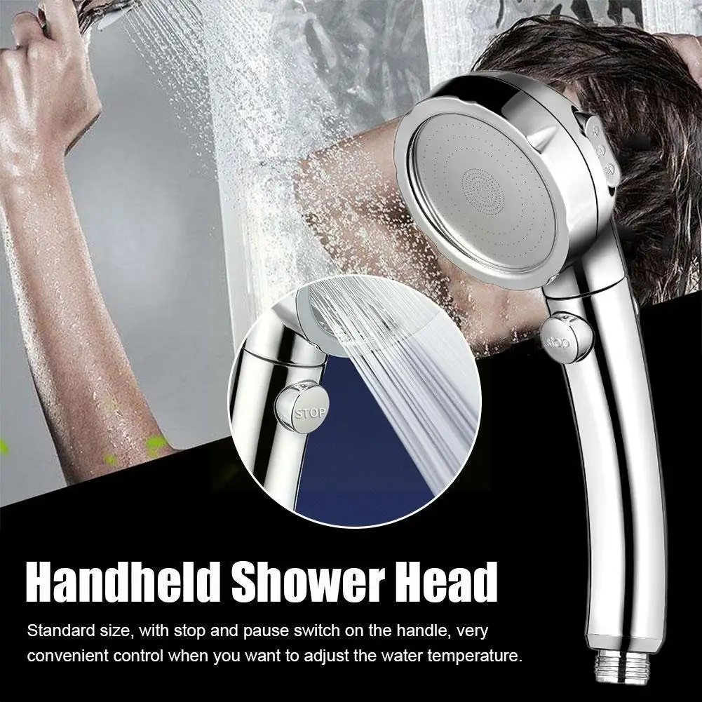 

Новинка 2022, ручная насадка для душа высокого давления, регулируемая водосберегающая круглая насадка для душа для дома, отеля, ванной комнат...