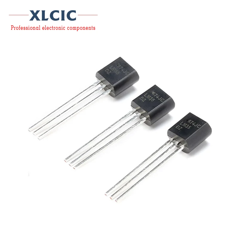 

5Pcs Integrated Circuit LM35 LM35DZ TO-92 Precision Centigrade Temperature Sensor For IC Low Impedance In Stock