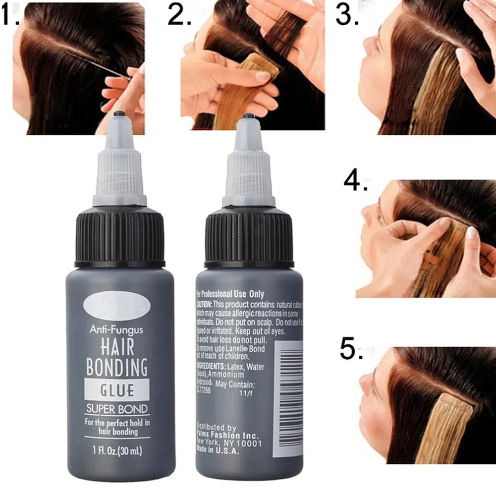 склеивание волос