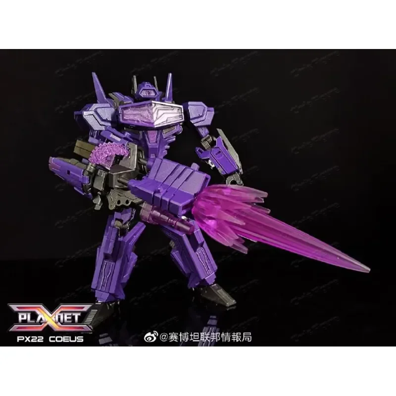 Фото Оригинальная игрушка-робот Planet-X Transformation PX-22 Coeus FOC Shockwave для детей и коллекционеров №3