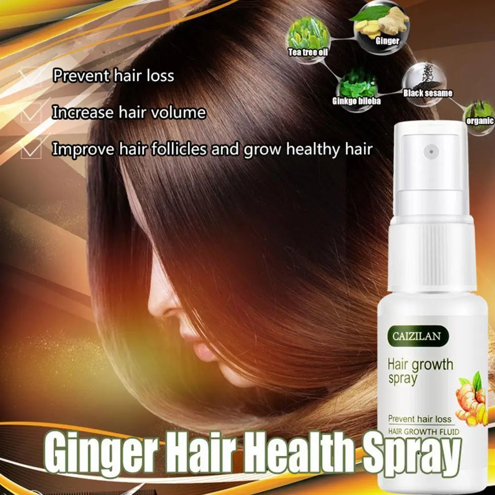 

20ml Hair Regrowth Ginger Spray Anti Hair Loss Oils Hair Oil For Fast Hair Growth Hair Growth Scalp Repair Hair Treatment S H5p5
