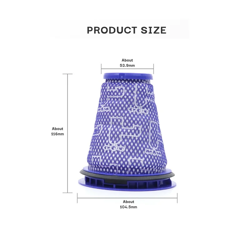 Сменный HEPA-фильтр для пылесоса Dyson Big Ball CY18 CY22 CY23 CY24 CY25 DY75 DY77 DY78 2 шт.
