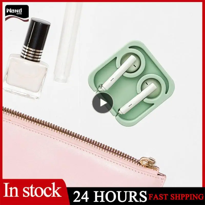 

1~10PCS Small Organize The Winder Washable Portable Earphone Storage Cable Winder Flexible Earbud Cable Organizer