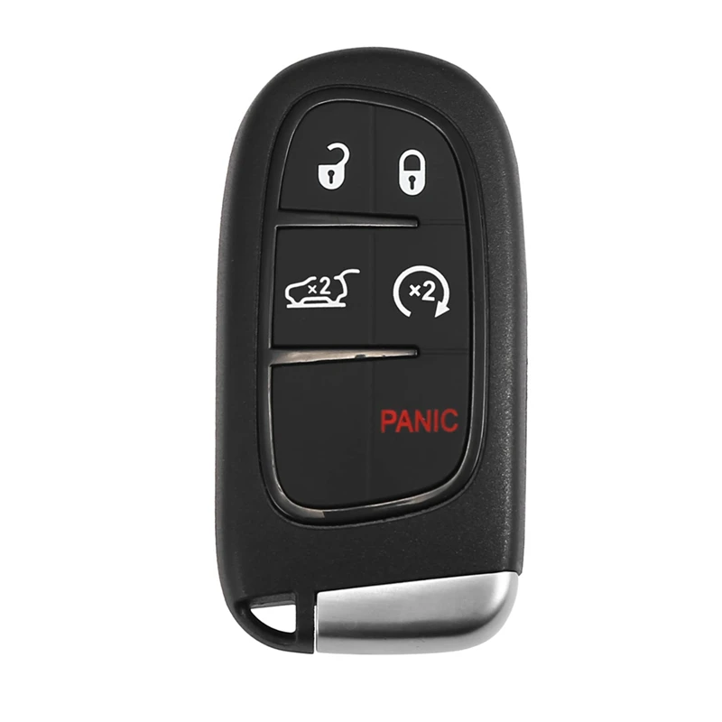 

Car Key Fob Keyless Entry Remote GQ4-54T 433Mhz ID4A Chip For Jeep Cherokee 2014-2020 5 Buttons 68141580AA 68141580AB