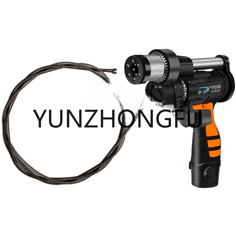 

12V Professional Pipe Dredge Machine Electric Drill Sewer Dredger Toilet Drain Clogging Cleaning Tool