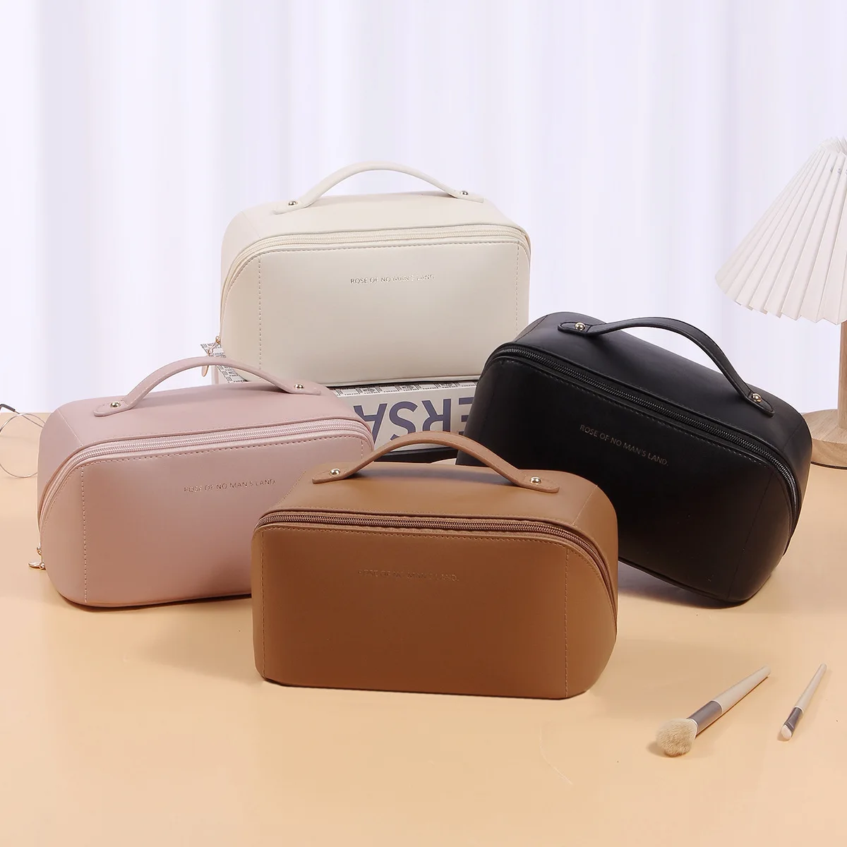 

Makeup Organizer Female Toiletry Kit Bag Make Up Case Storage Pouch Luxury Lady Box, Cosmetic Bag, Organizer Bag For Travel Zipp