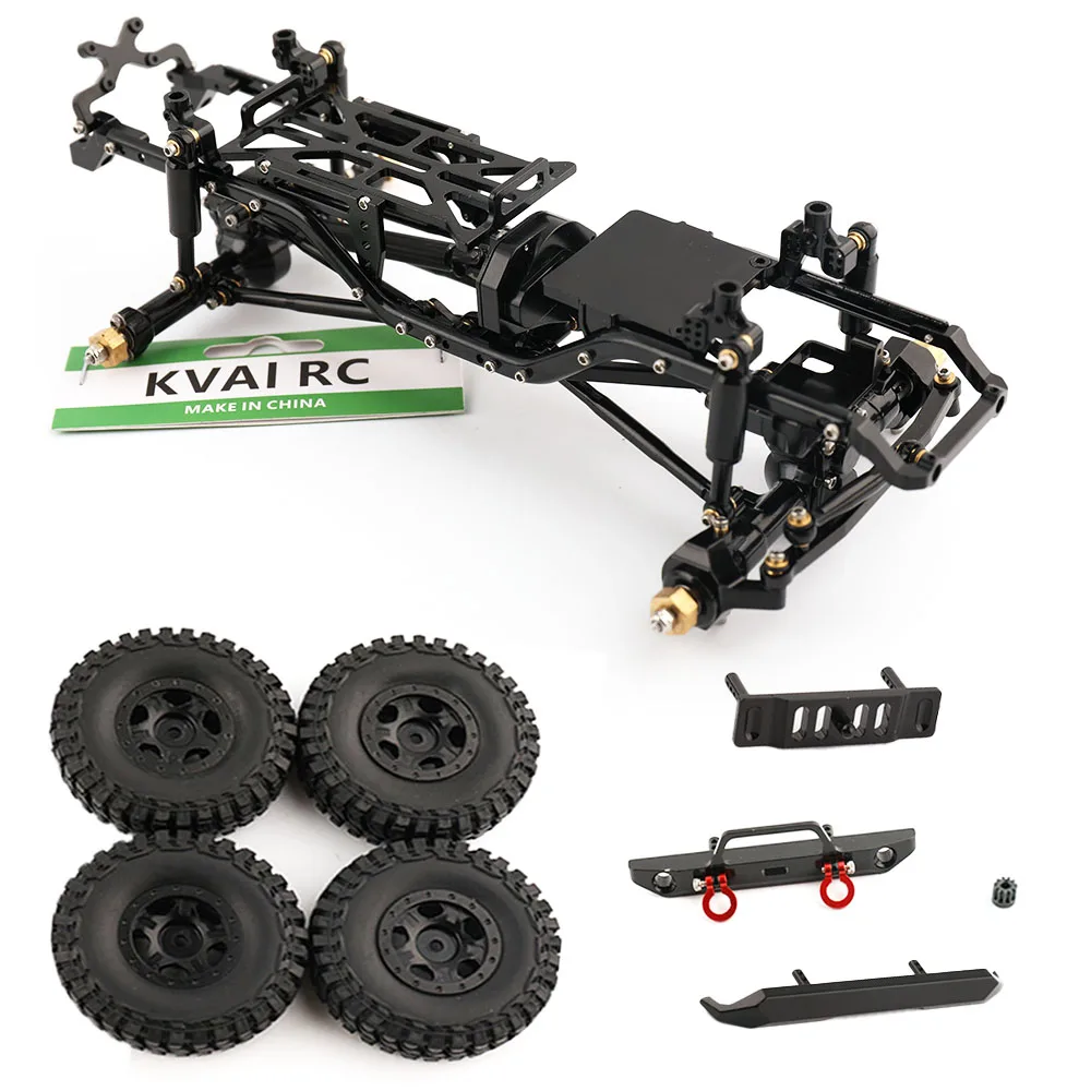 

1/24 Metal Assembled Jeep Wrangler Frame for Axial SCX24 AXI00002 RC Crawler Car 4WD Off-Road Truck