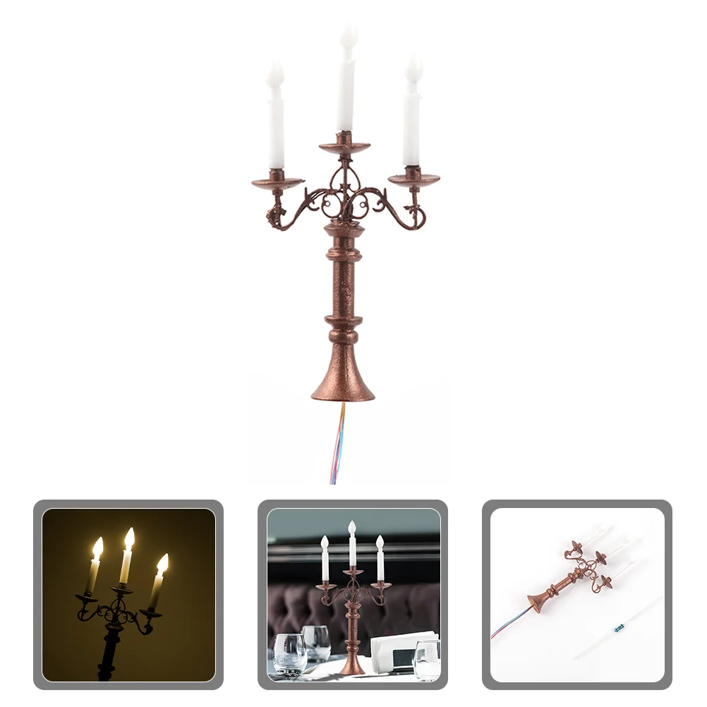 

Модель люстры миниатюрный подсвечник микро Ландшафтная лампа мох Abs светильник