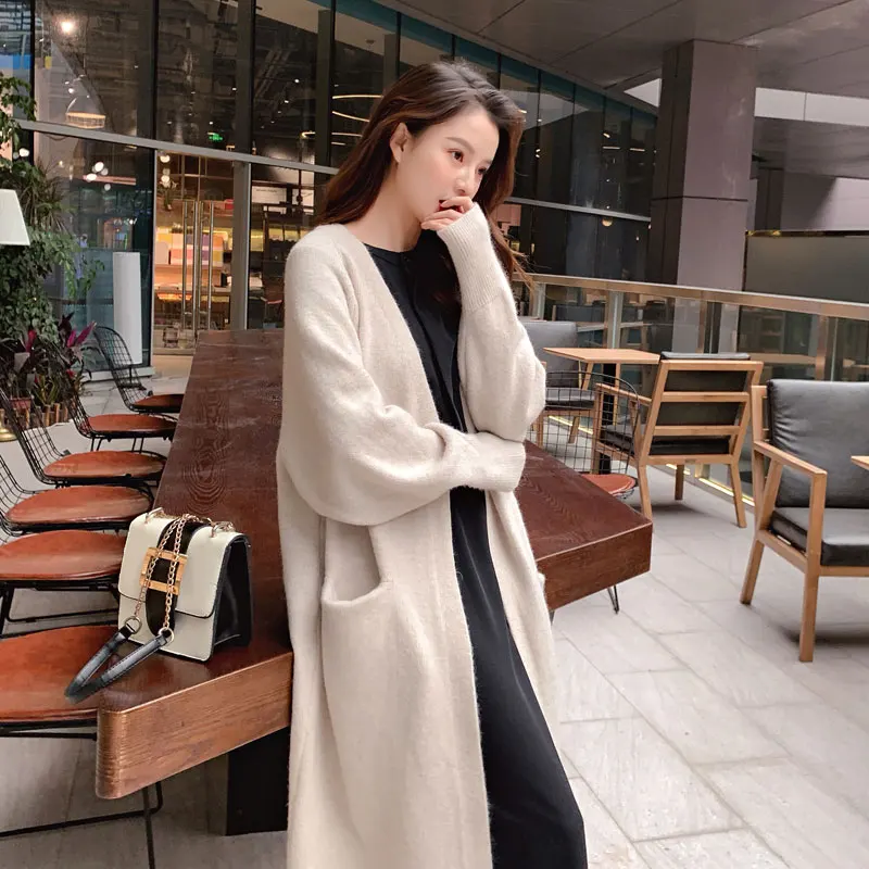

Oversize Long Sweater Cardigans Jacket Coat New Women Sweater Korea Cardigan Jacket Coat Outwear TOP C-124