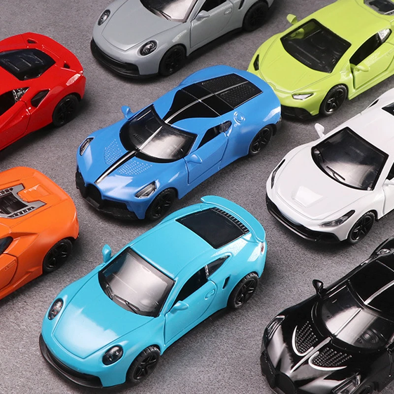 

1:43 1:36 Sports Car Series Police Car Alloy Model Car Diecast Metal Car Model Collection Childrens Gift Toys For Kids