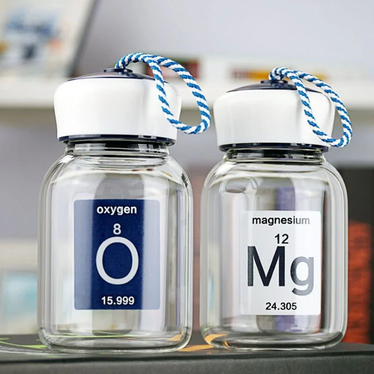 

New Creative High Borosilicate Small Ding Glass Portable Rope High Temperature Resistant Single-layer Handy Cup