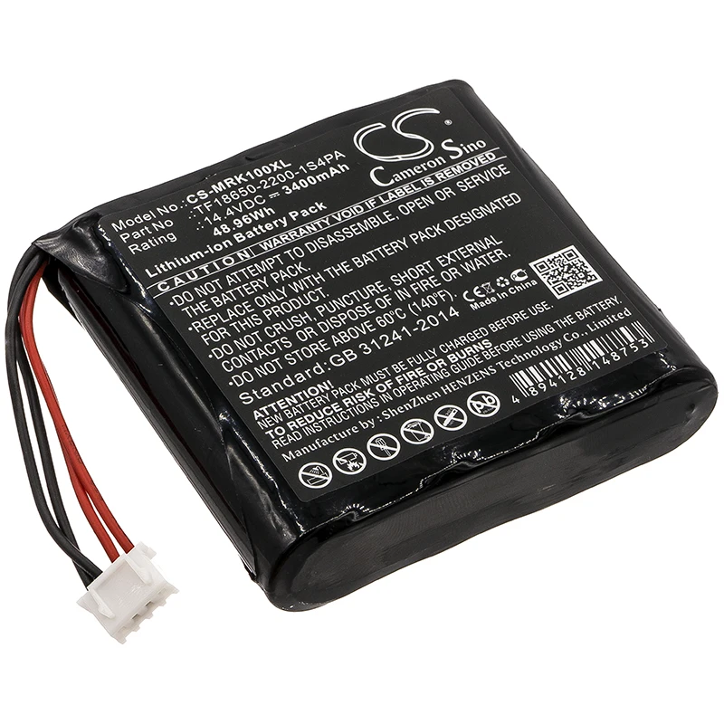 

CS 3400mAh / 48.96Wh battery for Marshall Kilburn TF18650-2200-1S4PA