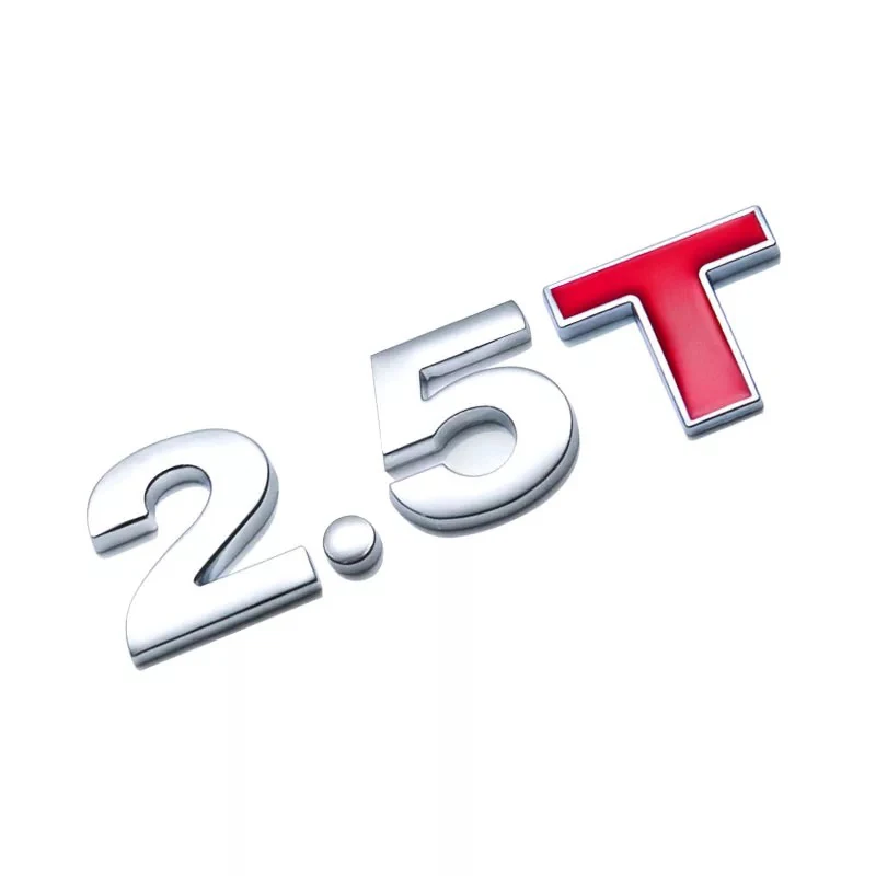 

Стандартная наклейка со смещением автомобиля 1,0 1,2 1,4 1,5 1,6 1,8 2,0 2,2 2,4 2,5 2,8 3,0 T, эмблема на багажник, металлические наклейки, аксессуары