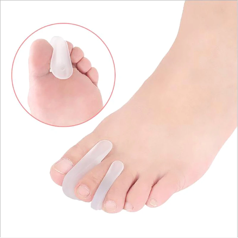 

1 Pair S/L Silicone Bone Thumb Orthotics Corrector Hallux Valgus Toe Separator Feet Care Thumb Orthotics Foot Care Tools