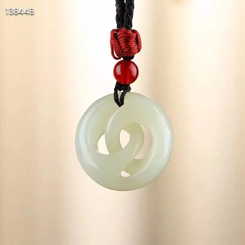 Новинка натуральный 100% настоящий голубой нефрит белая гравировка меняющая удачу