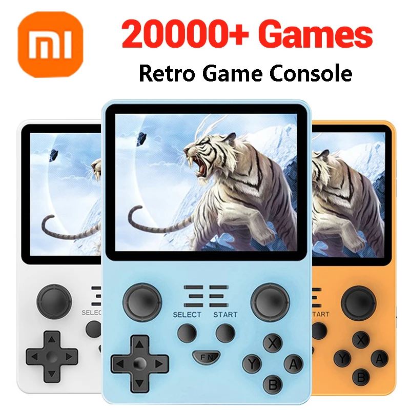 

Xiaomi RGB20S Handheld Game Console Retro Open Source System RK3326 3.5-Inch 4:3 IPS Screen With 20000+Games Children's Gifts