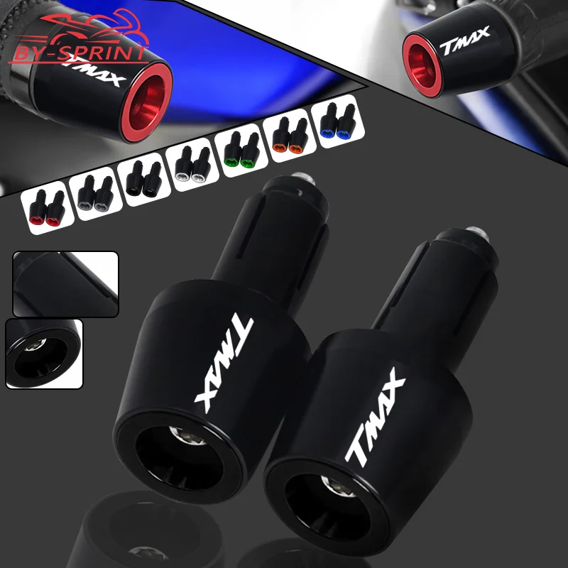 

For Yamaha TMAX500 TMAX530 TMAX560 tmax 500 530 560 7/8" 22MM Motorcycle Handle Bar Grips Ends Handlebar Cap Plug Sliders T-MAX