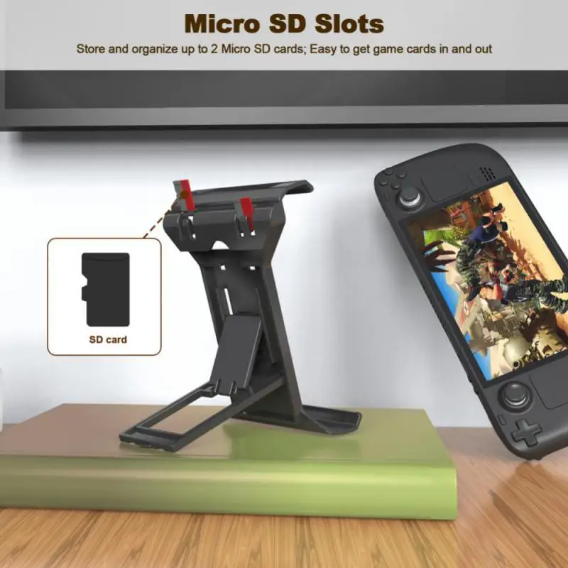 Настольная подставка для карты памяти можно хранить Steam Deck настольные игровые