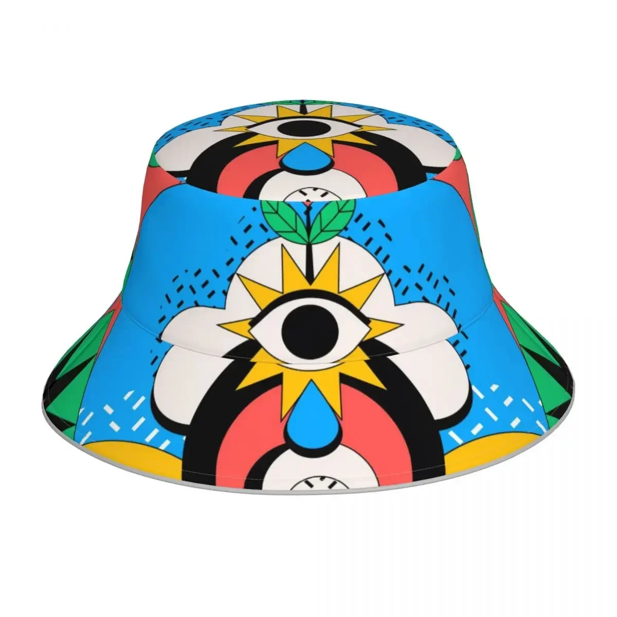 

Панама Светоотражающая унисекс, модная шапка для отдыха на открытом воздухе, абстрактная, разных форм, с защитой от ветра, для рыбалки