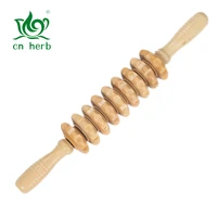 cn herb wooden muscle relaxation mace massager roller fitness meridian yoga stick stovepipe cervical roller massage stick