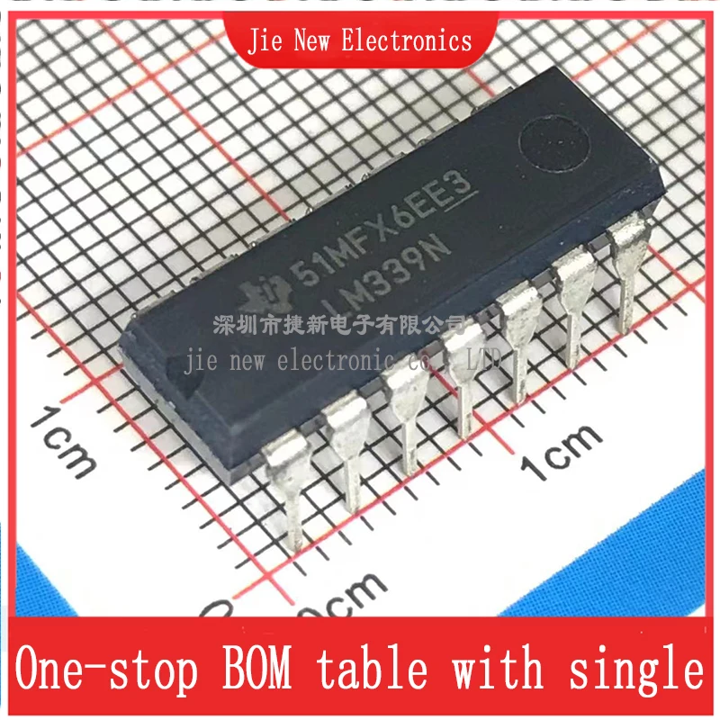 

Интегральная схема LM339N DIP14, 5 шт., новый оригинальный точечный источник питания